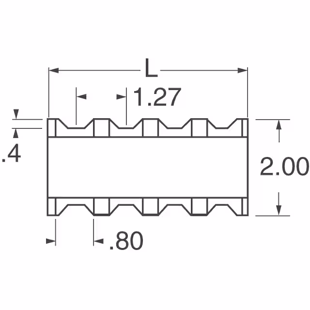 743C083332JP CTS Resistor Products  Réseaux de résistances, matrices